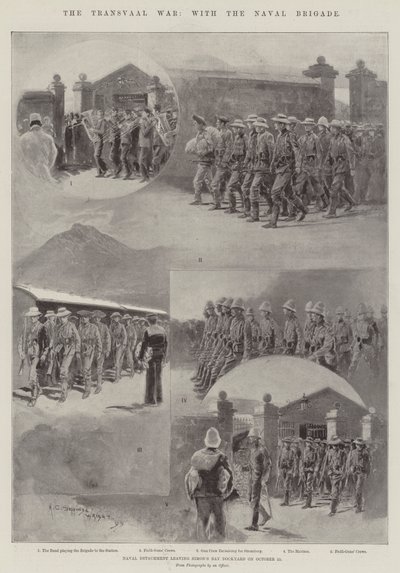 La guerra del Transvaal, con la brigada naval de Henry Charles Seppings Wright